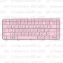 Клавиатура для ноутбука HP Pavilion G6-1220 Розовая