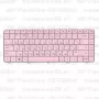 Клавиатура для ноутбука HP Pavilion G6-1324sr Розовая