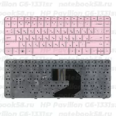 Клавиатура для ноутбука HP Pavilion G6-1331sr Розовая