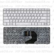 Клавиатура для ноутбука HP Pavilion G6-1076er Серебристая