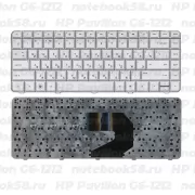 Клавиатура для ноутбука HP Pavilion G6-1212 Серебристая