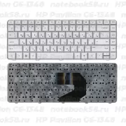 Клавиатура для ноутбука HP Pavilion G6-1348 Серебристая