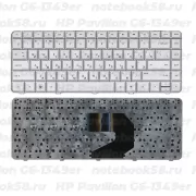 Клавиатура для ноутбука HP Pavilion G6-1349er Серебристая