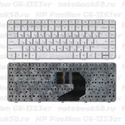Клавиатура для ноутбука HP Pavilion G6-1353er Серебристая