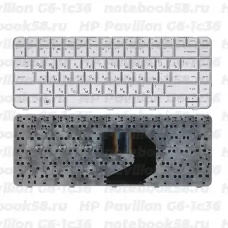 Клавиатура для ноутбука HP Pavilion G6-1c36 Серебристая