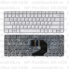 Клавиатура для ноутбука HP Pavilion G6-1d18 Серебристая