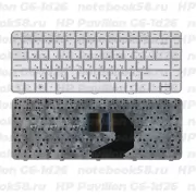 Клавиатура для ноутбука HP Pavilion G6-1d26 Серебристая