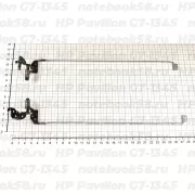 Петли матрицы для ноутбука HP Pavilion G7-1345 (левая + правая)