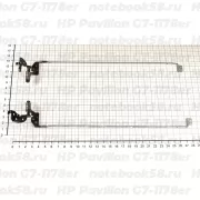 Петли матрицы для ноутбука HP Pavilion G7-1178er (левая + правая)