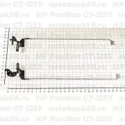 Петли матрицы для ноутбука HP Pavilion G7-1235 (левая + правая)