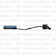 Шлейф жесткого диска для ноутбука HP Pavilion G7-2045 (6+7pin)