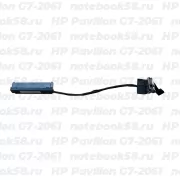 Шлейф жесткого диска для ноутбука HP Pavilion G7-2061 (6+7pin)