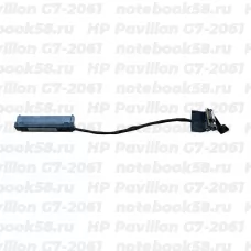 Шлейф жесткого диска для ноутбука HP Pavilion G7-2061 (6+7pin)