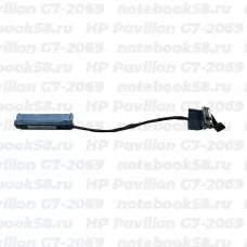 Шлейф жесткого диска для ноутбука HP Pavilion G7-2069 (6+7pin)