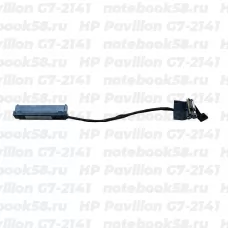 Шлейф жесткого диска для ноутбука HP Pavilion G7-2141 (6+7pin)