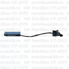 Шлейф жесткого диска для ноутбука HP Pavilion G7-2173 (6+7pin)