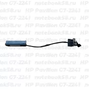 Шлейф жесткого диска для ноутбука HP Pavilion G7-2241 (6+7pin)