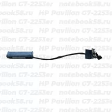 Шлейф жесткого диска для ноутбука HP Pavilion G7-2253er (6+7pin)