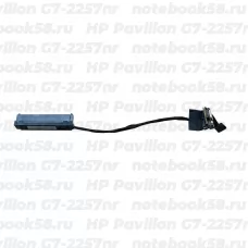 Шлейф жесткого диска для ноутбука HP Pavilion G7-2257nr (6+7pin)