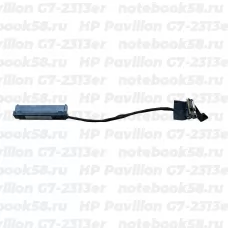 Шлейф жесткого диска для ноутбука HP Pavilion G7-2313er (6+7pin)