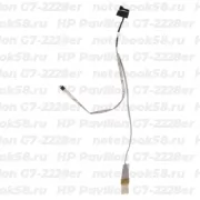 Шлейф матрицы для ноутбука HP Pavilion G7-2228er (40pin LVDS, LED)