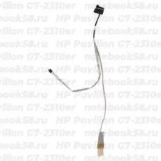 Шлейф матрицы для ноутбука HP Pavilion G7-2310er (40pin LVDS, LED)