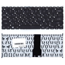 Клавиатура для ноутбука Acer Swift 1 SF114-32, 3 SF314-41, SF314-54, SF314-55, SF314-56 Чёрная, без рамки