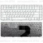 Клавиатура для ноутбука HP Pavilion G6-1374 Белая