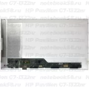 Матрица для ноутбука HP Pavilion G7-1322nr (1600x900 HD+) TN, 40pin, Глянцевая