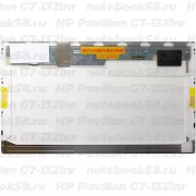 Матрица для ноутбука HP Pavilion G7-1321nr (1600x900 HD+) TN, 40pin, Матовая