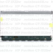 Матрица для ноутбука HP Pavilion G7-1322nr (1600x900 HD+) TN, 40pin, Глянцевая