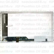 Матрица для ноутбука HP Pavilion G6-2232 (1366x768 HD) TN, 40pin, Глянцевая