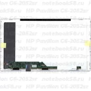 Матрица для ноутбука HP Pavilion G6-2052sr (1366x768 HD) TN, 40pin, Матовая