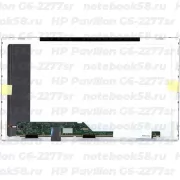 Матрица для ноутбука HP Pavilion G6-2277sr (1366x768 HD) TN, 40pin, Матовая