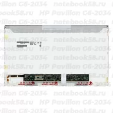 Матрица для ноутбука HP Pavilion G6-2034 (1366x768 HD) TN, 40pin, Глянцевая