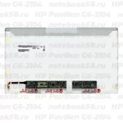 Матрица для ноутбука HP Pavilion G6-2104 (1366x768 HD) TN, 40pin, Глянцевая