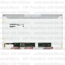 Матрица для ноутбука HP Pavilion G6-1300sr (1366x768 HD) TN, 40pin, Глянцевая
