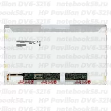 Матрица для ноутбука HP Pavilion DV6-3216 (1366x768 HD) TN, 40pin, Глянцевая