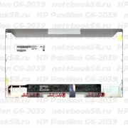 Матрица для ноутбука HP Pavilion G6-2039 (1366x768 HD) TN, 40pin, Матовая