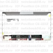 Матрица для ноутбука HP Pavilion G6-2232 (1366x768 HD) TN, 40pin, Матовая