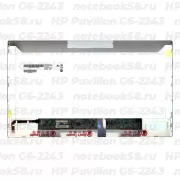 Матрица для ноутбука HP Pavilion G6-2243 (1366x768 HD) TN, 40pin, Матовая