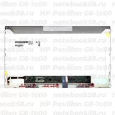 Матрица для ноутбука HP Pavilion G6-1c00 (1366x768 HD) TN, 40pin, Матовая