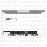 Матрица для ноутбука HP Pavilion G6-2243 (1366x768 HD) TN, 40pin, Глянцевая