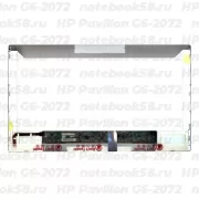 Матрица для ноутбука HP Pavilion G6-2072 (1366x768 HD) TN, 40pin, Матовая