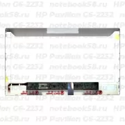 Матрица для ноутбука HP Pavilion G6-2232 (1366x768 HD) TN, 40pin, Матовая