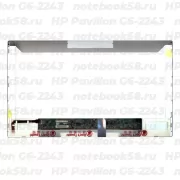 Матрица для ноутбука HP Pavilion G6-2243 (1366x768 HD) TN, 40pin, Матовая