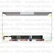 Матрица для ноутбука HP Pavilion G6-1378sr (1366x768 HD) TN, 40pin, Матовая