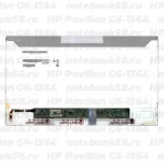 Матрица для ноутбука HP Pavilion G6-1364 (1366x768 HD) TN, 40pin, Матовая