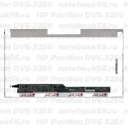 Матрица для ноутбука HP Pavilion DV6-3250 (1366x768 HD) TN, 40pin, Глянцевая