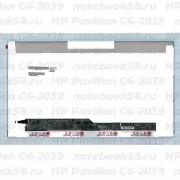 Матрица для ноутбука HP Pavilion G6-2039 (1366x768 HD) TN, 40pin, Матовая